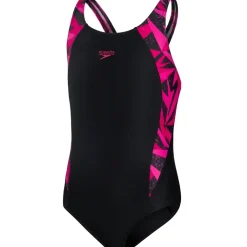 Maillot de bain Hyper Boom Splice Muscleback Speedo Black/Electric Pink/Ecstatic