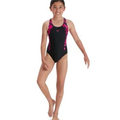 Maillot de bain Hyper Boom Splice Muscleback Speedo Black/Electric Pink/Ecstatic