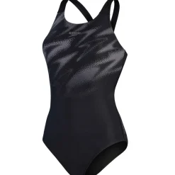 Maillot de bain Hyperboom Placement Muscleback Speedo Black/Dove Grey