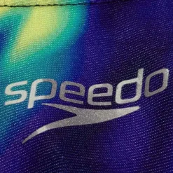 Maillot de bain Placement Digital Powerback Speedo Black/Chroma Blue/Aquarium