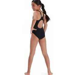 Maillot de bain Plastisol Placement Muscleback Speedo Black/Rose Violet/Bondi Blue
