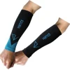 Manches de contention Vertics noir/ petrol Taille L