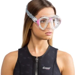 Masque de plongée Cressi Nano transparent/Bleu
