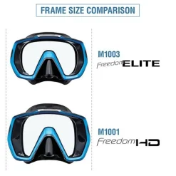Masque de plongée Tusa Freedom HD Bleu