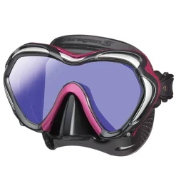 Masque de plongée Tusa Paragon S Noir/Rose