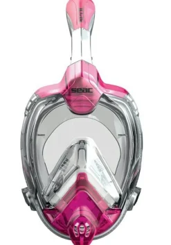 Masque Facial Seac sub Libera - Transparent/Rose - Taille S/Médium