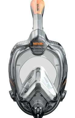 Masque Facial Seac sub Libera - Noir/Orange - Taille XS/S