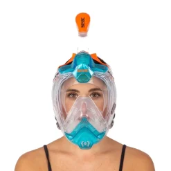 Masque Facial snorkeling Seac sub Libera Bleu - Taille L/XL