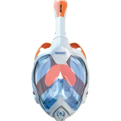 Masque Facial snorkeling Seac sub Magica Blanc-Bleu XS/S 8 ans et +