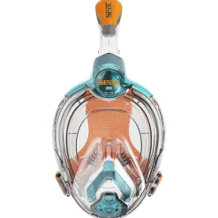 Masque intégral Seac sub Libera Junior 6+ Acquamarine/Orange