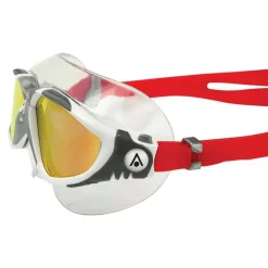 Masque natation Aquasphere Vista - Effet Miroir Rouge Titane