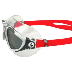 Masque natation Aquasphere Vista - Fumée / Rouge