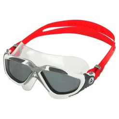 Masque natation Aquasphere Vista - Fumée / Rouge