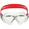 Masque natation Aquasphere Vista - Transparent / Rouge