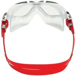Masque natation Aquasphere Vista - Transparent / Rouge