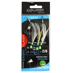 Mitraillette Flashmer Sabiki Flash Fish Skin