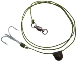 Montage Black Cat Treble Bait Fish Rig