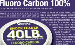 Nylon Varivas Fluoro Carbon 100 % 30 mètres
