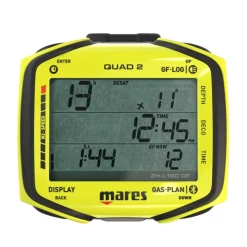 Ordinateur de Plongée Mares Quad 2 Jaune