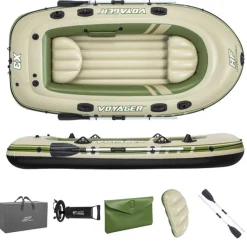 Pack bateau gonflable 3 places Hydro-Force Voyager X3