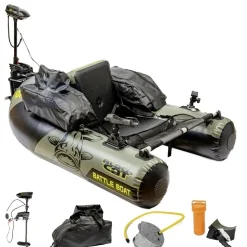 Pack Float tube Black Cat Battle boat