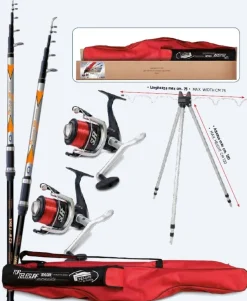 Pack Pêche en Surfcasting Lineaeffe Vigor Top Telesurf