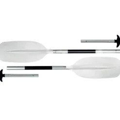 Pagaie canoë Egalis Twin Evo Convertible - alu - 4 parties - 140/210 cm