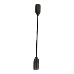Pagaie kayak noire - alu - 4 parties - 220  cm