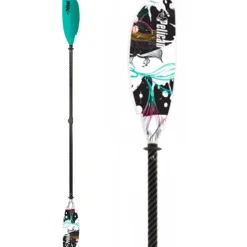 Pagaie kayak Pelican Symbiosa réglable - fibre - 2 parties - 230/240cm
