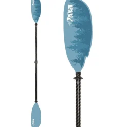Pagaie kayak Pelican Symbiosa fibre réglable 2 parties 230-240cm blue-forest