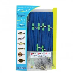 Palangre 100 m Flashmer 20 Hameçons Mix