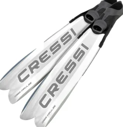 Palmes apnée Cressi Gara Turbo Impulse - White