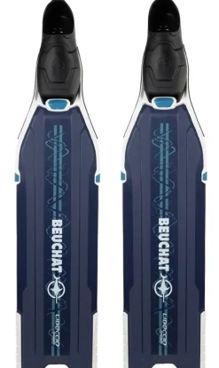 Palmes Beuchat Libeccio sport - Bleu profond/Blanc