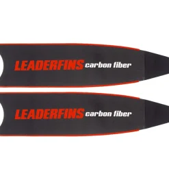 Palmes Leaderfins Carbone Red & White