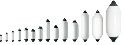 Pare-battage Polyform Norway blanc 22 X 74.5 cm F3