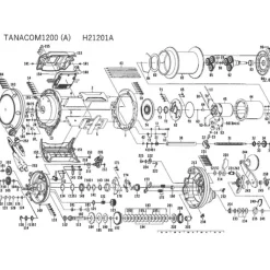 Pièce détachées Moulinet Daiwa Tanacom 1200