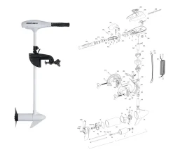 Pièces détachées pour moteur Minnkota Riptide 50