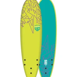 Planche de surf en mousse Wave Power Softy Lime/Teal 6'0