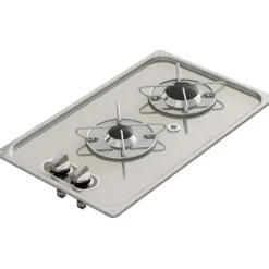 Plaque de cuisson Osculati encastrable en inox 2 feux
