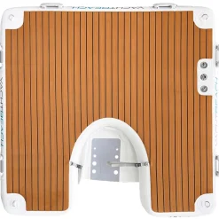 Plateforme gonflable bateau Yachtbeach mono scooter sous marin