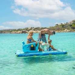 Plateforme gonflable quai flottant Aquatone Club 247x170x15cm 470L