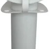 Porte canne polyéthylène + bouchon blanc encastré