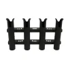 Porte canne  PVC noir Seanox - 4 tubes