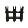 Porte canne  PVC noir Seanox - 3 tubes