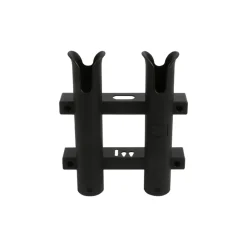 Porte canne  PVC noir Seanox - 2 tubes