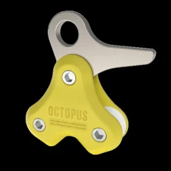 Poulie d'apnée Octopus Freediving Classic Pulling Systeme Jaune