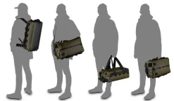 Sac à dos étanche HPA Hybridduffle 50 Noir
