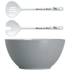 Saladier + Couverts Marine Business - Collection Welcome On Board - 1 Pièce