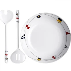 Saladier + Couverts Marine Business - Collection Regata - 1 Pièce