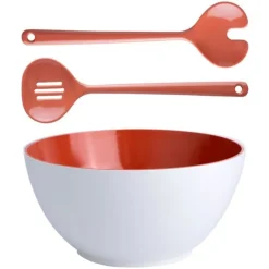 Saladier + Couverts Marine Business - Collection Summer Corail - 1 Pièce